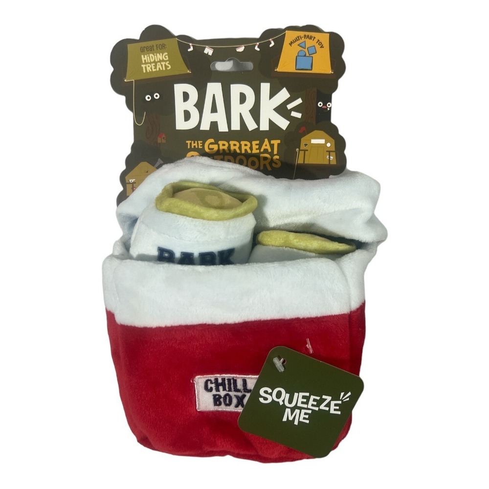 Bark Box Multi Part Toy "Cooler O Beer" The Great Outdoors Dog Toy